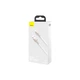 Дата кабель USB 2.0 AM to Lightning 1.0m Cafule Series Metal 2.4A White Baseus (CALJK-A02) - изображение 7