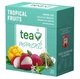 Чай зелений Tea Moments Tropical Fruits Тропічні Фрукти 20 пірамідок по 1.7 г - зображення 1