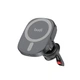 Автомобільний тримач з бездротовою зарядкою Budi CM570B, MagSafe, чорний - зображення 4