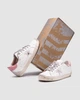 Женские кроссовки повседневные Golden Goose Super-Star with Gray Suede Star and Pink Leather 39 (25,0 см) Белый - изображение 10