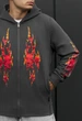 Мужское Худи Стаф Серое С Молнией Спортивная Кофта Staff Zip Fire XL (402834) - изображение 3