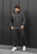 Чоловічий Спортивний Костюм Стаф Темно-сірий З Блискавкою Staff Wl Zip Dark Gray XL (402746) - зображення 1