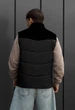 Мужская Жилетка Стаф Черная Кожаная Однотонная Staff Pu Black S (402957) - изображение 2