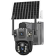 Уличная IP-камера TP18 4G Solar PTZ 360° с поворотом на 360° Камера видеонаблюдения с солнечной панелью и автономным питанием, поддержкой SIM-карты 4G, разрешением 6 МП, удаленным видеонаблюдением и ночным режимом, черная - изображение 6