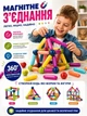 Дитячий магнітний конструктор 3D 100 деталей з магнітних паличок і кульок розвивальний набір для дітей хлопчиків дівчаток геометричні фігури для конструювання розвитку логіки фантазії творчості пам'яті уважності моторики мислення різнокольоровий у кейсі - изображение 3