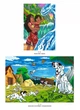 Раскраски disney по номерам антистресс большая детская раскраска дисней по цифрам для детей девочек мальчиков и взрослых снятие стресса арт терапия со 100 иллюстрациями с героями мультфильмов Portraits de famille - изображение 4