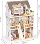 Drewniany domek dla lalek EcoToys Laura z zestawem mebli EF8208 (5905817012060) - obraz 8
