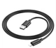 USB Кабель HOCO X88 USB - Lightning для телефона, ноутбука, пк 1М Черный (45812/artcol) - изображение 1