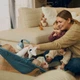 Шезлонг-качалка Kinderkraft Mimi Nordic Breeze (KBMIMI00NOR0000) (00-00305457) - изображение 9