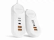 Зарядное устройство зарядка адаптер PD18W на 2USB (быстрая зарядка) + 2хType-C с сетевым шнуром питания - изображение 2