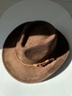 Капелюх Федора Ковбойка унісекс замшевий з ремінцем TEXAS коричневий - зображення 7