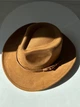 Шляпа Федора Ковбойка унисекс замшевая с ремешком TEXAS бежевая - изображение 8