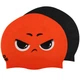 Шапочка для плавання силіконова двостороння доросла Mad Swim 055434 Black-Red - зображення 1