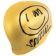 Шапочка для плавания силиконовая двухсторонняя взрослая Mad Swim 055430 Black-Yellow - изображение 9