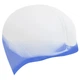 Шапочка для плавання двоколірна силіконова доросла Cima 8683 White-Violet - зображення 2