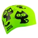 Шапочка для плавания силиконовая юниорская котики Mad Swim 057405 Green - изображение 2