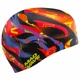 Шапочка для плавания силиконовая взрослая Mad Swim 055458 Red-Blue-Black - изображение 4