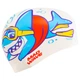 Шапочка для плавания силиконовая юниорская Mad Swim 057432 White-Multicolor - изображение 2
