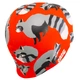 Шапочка для плавания силиконовая юниорская енот Mad Swim 057422 Red-Black-Grey - изображение 4
