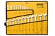 Ключі комбіновані MASTERTOOL COLD FORGED набір 25 шт (6–28/30/32 мм) 31CrV3 DIN 3113 у чохлі 72-1125 - зображення 1