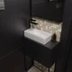 Умывальник на столешницу накладной Koller Pool Kvadro 370x185 мм L 1810020138 левый Белый маленький - изображение 2
