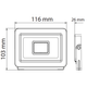 Прожектор светлодиодный HOROZ ELECTRIC 068-010-0030-040 ASLAN-30 - изображение 2