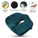 Подушка ортопедическая для сидения Correct Shape Max Comfort 46х42см от гемороя, простаты, подагры Изумрудная (73375) - изображение 5
