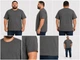 Футболка мужская Fruit of the Loom Valueweight базовая классическая 100% хлопок, размер 3XL , Темно-серая (графит) - зображення 10