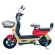 Велосипед с электромотором SPARK R8 14" 60V/800W/20Ah LiFePO4 бежевый с красным - изображение 1