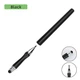 Стилус Универсальный Емкостный 2 в 1 Touch Pen Чёрный для телефона планшета сенсорного экрана(01039) - изображение 1