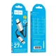 Кабель HOCO X117 Star PD27W charging data cable iP Black - зображення 5