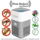 Портативний фумігатор Mosquito Repellent для захисту від комарів з вентилятором та ароматичними вставками на 4 батарейки AA - зображення 1
