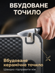 Кухонная разделочная доска двухсторонняя из нержавеющей пищевой стали SUS 304 антибактериальная прочная для нарезки мяса рыбы овощей фруктов хлеба со встроенной точилкой для ножей желобком для сока противоскользящими вставками размер 36*25 см - изображение 4