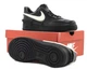 Кроссовки мужские и женские Ni Air Force 1 Low x AMBUSH Black / кроссовки Най аир Форс 1 черные низкие 43 - изображение 7