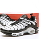 Кросівки чоловічі та жіночі Ni air max TN+ white black / Най аір макс ТН+ білі чорні 42 - зображення 1