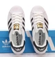 Кроссовки женские и мужские Adi Superstar Classic White Black / кеды Ади суперстар классические белые 43 - изображение 5