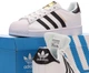 Кроссовки женские и мужские Adi Superstar Classic White Black / кеды Ади суперстар классические белые 43 - изображение 6