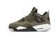 Кроссовки женские и мужские Ni Air Jord 4 Khaki Black White / Най аир Джорд 4 хаки черные 37 - изображение 3