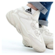 Кроссовки зимние мужские и женские Adi Yeezy boost 500 beige с мехом / Ади Изи буст 500 бежевые на меху 38 - изображение 1