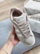 Кроссовки мужские и женские Adi Campus Beige White / Ади Кампус бежевые с белым 39 - изображение 4