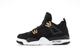 Кросівки чоловічі та жіночі Ni Air Jord Retro 4 Black / Най Джор ретро 4 чорні високі 44 - зображення 4