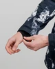 Мужская межсезонная куртка темно-синего цвета, размер 2XL, арт.888 - изображение 7