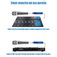 Предусилитель микрофона BauTech DM2 TNT разьем XLR Синий (1015-024-00) - изображение 5