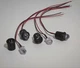 Светодиодная подсветка дверных ручек ниш и полок торпедо в авто 12V комплект 4 шт 10мм с защелками LED подсветка салона ЗЕЛЕНАЯ - изображение 5