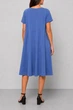 Сукня жіноча однотонна повсякденна джинс 214R209 AGER 4XL-5XL - зображення 3