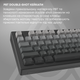 Клавиатура беспроводная Ajazz AK820 V2 White Peach Switch Wireless/Bluetooth/USB Black/Gray (AK820-V2-WP-S-BG) - изображение 11