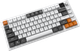 Клавиатура беспроводная Ajazz AF82 Wireless/Bluetooth/USB Gray/White/Orange (AF82-GWO) - изображение 4