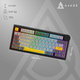 Клавиатура беспроводная Ajazz AK820 V2 Coconut Flake Switch Wireless/Bluetooth/USB Black/Gray/Yellow (AK820-V2-CF-BGY) - изображение 14