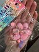Игрушка антистресс Сквиш кошачья лапка 7см Розовая - изображение 3
