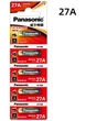 Батарейка литиевая 1шт Panasonic 27A 12V LRV27A (A27) 12 Вольт Alkaline Алкалиновая для пульта MN27 - изображение 8